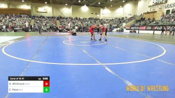 160 lbs Consi Of 16 #1 - Raiden Whitmore, Upper Valley Aces vs Emmanuel Pena, Redwood Wrestling