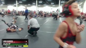 56 lbs Round 1 (4 Team) - Jack Sanders, Quaker Nation Black vs Dylan Lee, Savage WA