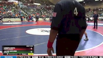 4A 165 lbs 3rd Place Match - Jacob Gaylord, Gravette vs Joseph Smith, Subiaco Academy