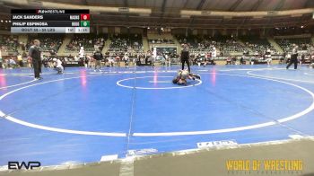 58 lbs 2nd Place - Jack Sanders, Mat Assassins vs Philip Espinosa, Rough House