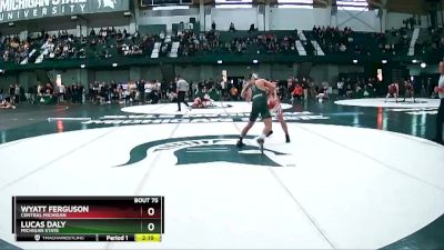 184 lbs Champ. Round 1 - Wyatt Ferguson, Central Michigan vs Lucas Daly, Michigan State