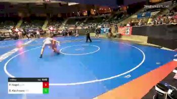 145 lbs Consi Of 16 #2 - Preston Hagel, Kansas Young Guns vs Delton Kaufmann, Valiant Prep