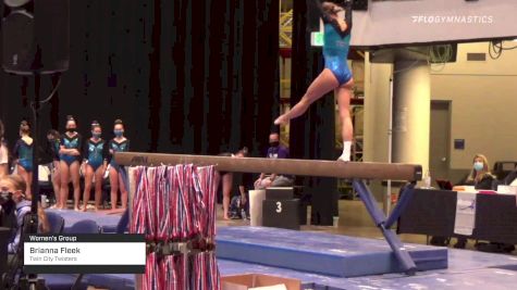 Brianna Fleek - Women's Group, Twin City Twisters - 2021 Women's Xcel Region 4 Championships