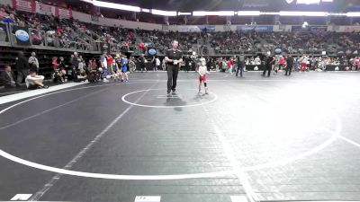 52 lbs 5th Place - Miles Ford, East Kansas Eagles vs Cayden Petersen, Lions Wrestling Academy