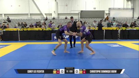 Christophe Dominique Bouw vs Corey Lee Fechter 2025 World IBJJF Jiu-Jitsu No-Gi Championship