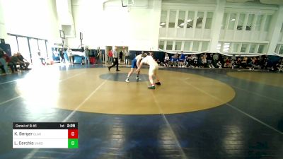 165 lbs Consi Of 8 #1 - Kaeden Berger, Clarion vs Louie Cerchio, Unrostered- Spartan Combat RTC