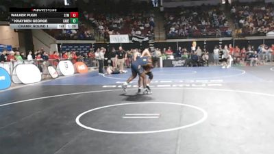 D 2 285 lbs Champ. Round 1 - Khaymen George, Carencro vs Walker Pugh, St. Thomas More