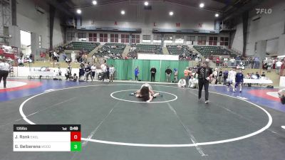 135 lbs Consi Of 8 #2 - Jacob Rank, Eagle Eye Wrestling Club vs Gabriel Belberena, Woodland Wrestling