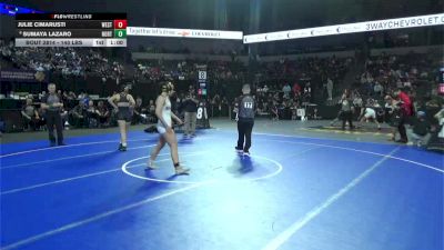 140 lbs Consi Of 8 #2 - Julie Cimarusti, West Covina (SS) vs Sumaya Lazaro, Northview (SS)