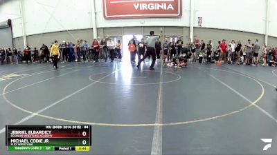 84 lbs Cons. Round 3 - Jebriel ElBardicy, Scanlan Wrestling Academy vs Michael Codie Jr, Flex Wrestling