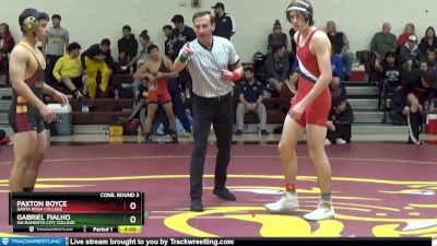 149 lbs Cons. Round 3 - Paxton Boyce, Santa Rosa College vs Gabriel Fialho, Sacramento City College