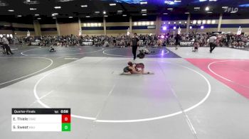 66 lbs Quarterfinal - Evan Thiele, Coachella Valley WC vs Sadie Sweat, Kalispell WC