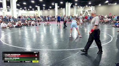 190 lbs Semis & Wb (16 Team) - Tyler Morrison, Team Nauman Pink vs Deacon Moran, Team STL Black