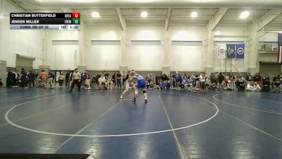 175 lbs Cons. Rd Of 32 - Christian Butterfield, Green Canyon vs Jensen Miller, Fremont