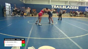 120 lbs Consolation Bracket - Cameron Coonrod, Manhattan vs Antwan Hernandez UNA, Broken Arrow