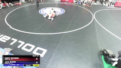 120 lbs Round 4 (16 Team) - Jimmy Romero, OCWA-FR vs Jack Baker, MDWA-FR