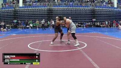 215 lbs Cons. Round 4 - Kobe Foor, PAULDING vs Josh Harrison, Yale HS