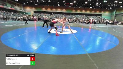 190 lbs Consi Of 32 #2 - Tracier Clark, Grantsville vs Carter Percival, Davis