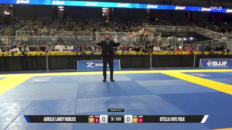 Stella Faye Folk vs Arielle Laney Robles 2025 Pan Kids Jiu-Jitsu IBJJF Championship