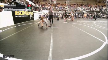 46 lbs Semifinal - Slade Summers, Standfast OKC vs Silas Boyd, Harrah Little League Wrestling