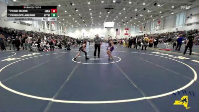 HWT Max 103 lbs Quarterfinal - Penelope Anzano, Mat Power Youth Wrestling Club vs Paige Mabee, Apex Wrestling NYC (Hudson Valley)
