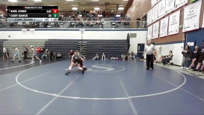 132 lbs Cons. Round 1 - Axel Jones, Sandpoint Legacy Wrestling Club vs Cody Dance, Idaho
