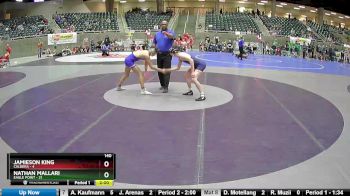 140 lbs Round 2 (4 Team) - Nathan Mallari, Eagle Point vs Jamieson King, Caldera