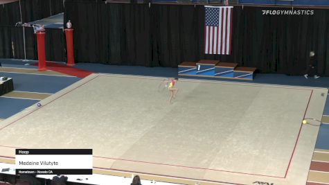 Medeine Vilutyte - Hoop - 2021 Rhythmic Elite Qualifier