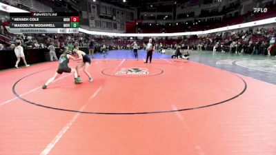 100 lbs Quarterfinal - Maddelyn Modawell, Mountain View vs Nevaeh Cole, Middleton