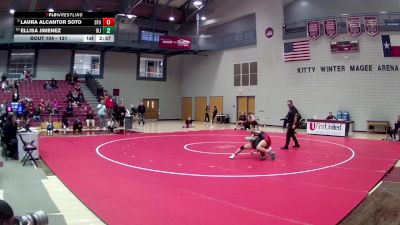 131 lbs Cons. Round 2 - Ellisa Jimenez, William Jewell College vs Laura Alcantor Soto, Simon Fraser University