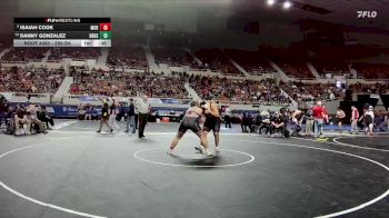 285-D4 Cons. Semi - Isaiah Cook, Morenci High School vs Danny Gonzalez, Blue Ridge High School