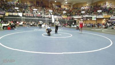 190 lbs Champ. Round 1 - Austin Freisberg, Caney Valley HS vs Isaac Gonzalez, St. Marys HS