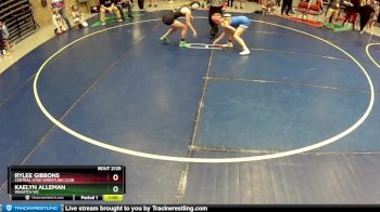 110 lbs Semifinal - Rylee Gibbons, Central Utah Wrestling Club vs Kaelyn Alleman, Wasatch WC