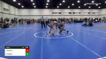 182 lbs Consolation - Jake Evans, OH vs Dj Parker, IL