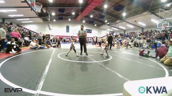 46 lbs Quarterfinal - Rhett Jenkins, Beggs Youth Wrestling Program vs Koda Williams, Raw Wrestling Club