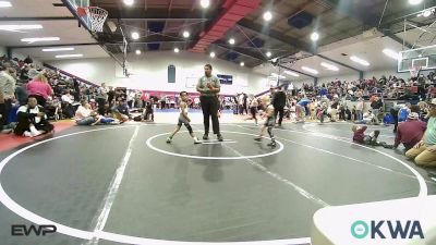 46 lbs Quarterfinal - Rhett Jenkins, Beggs Youth Wrestling Program vs Koda Williams, Raw Wrestling Club