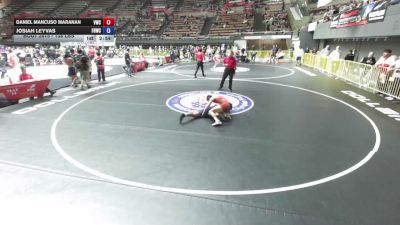 138 lbs Cons. Sub-rd Of 16 - Daniel Mancuso Maranan, Vacaville Wrestling Club vs Josiah Leyvas, Friendly Hills Wrestling Club