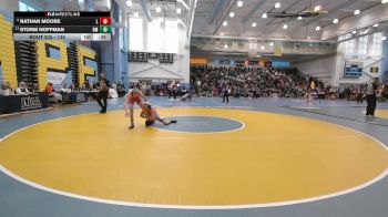 120 lbs Cons. Round 2 - Storm Hoffman, Delmar Junior-Senior H S vs Nathan Moore, Laurel H S