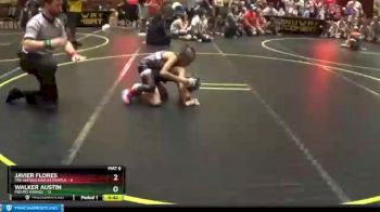 56 lbs Round 2 (6 Team) - Walker Austin, Mid MO Vikings vs Javier Flores, The Untouchables Purple