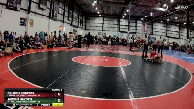 COACH 1 lbs Round 1 (6 Team) - Camden Roberts, CAPITAL CITY WRESTLING CLUB vs Jaxson Hayden, PIT BULL WRESTLING ACADEMY