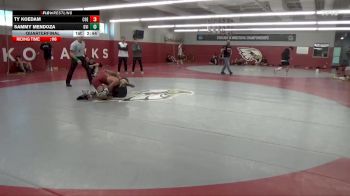 149 lbs Quarterfinal - Sammy Mendoza, Grand View (Iowa) vs Ty Koedam, Coe