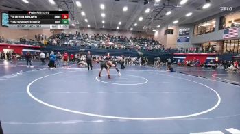 285 lbs 1st Place Match - Steven Brown, Shawnee Mission Northwest HS vs Jackson Stoner, Rockwall