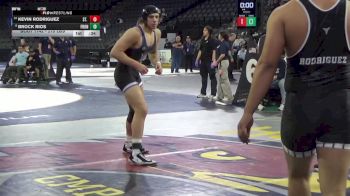 215 lbs 5th Place - Kevin Rodriguez, St. John Bosco (SS) vs Brock Rios, Frontier (CS)