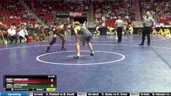 1A-145 lbs Cons. Round 4 - Will Aitchison, Regina, Iowa City vs Indy Harbaugh, Lisbon