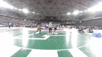 Boys 3A 120 lbs Cons. Round 2 - Matthew Getachew, Bishop Blanchet vs Max Park Taber, Franklin