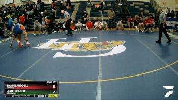 165 lbs Cons. Round 1 - Daniel Riddell, Geneva vs Jude Yeager, Louisville