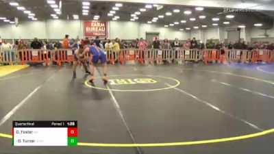 182 lbs Quarterfinal - Dominic Turner, Orange High School * vs Drew Foster, Bandits WC