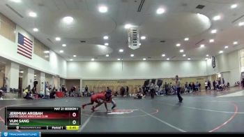 106 lbs 7th Place Match - Jerimiah Argbah, Center Grove Wrestling Club vs Vum Sang, Indiana