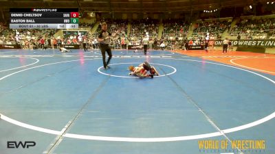 52 lbs Quarterfinal - Demid Cheltsov, Savage House Wrestling Club vs Easton Ball, Nwo