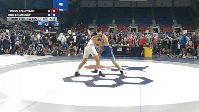 157 lbs Cons. Rd Of 16 - Diego Valdiviezo, California vs Luke Louzensky, Tennessee